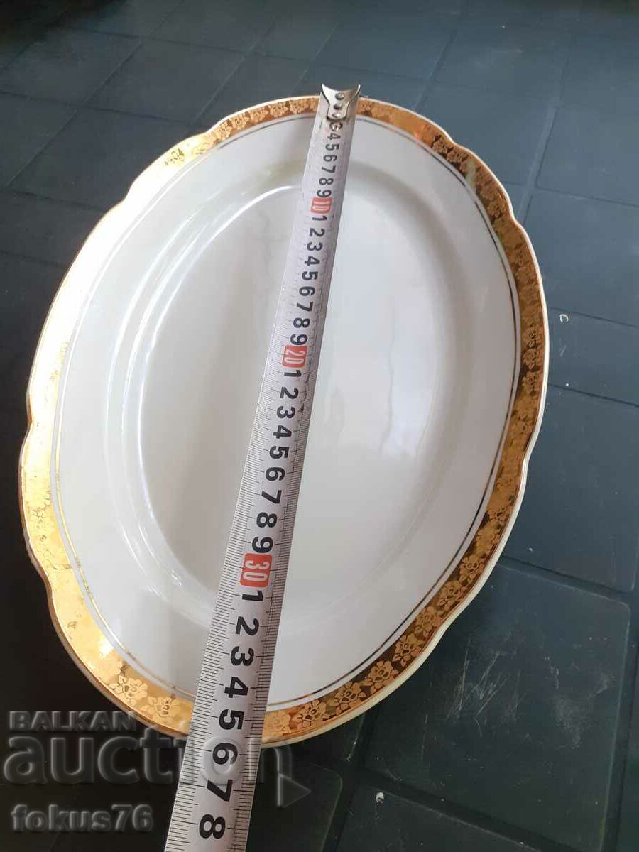 Bulgarian porcelain Kitka Novi Pazar plateau gilding - 6 Bulgarian porcelain Kitka Novi Pazar plateau gilding - 6