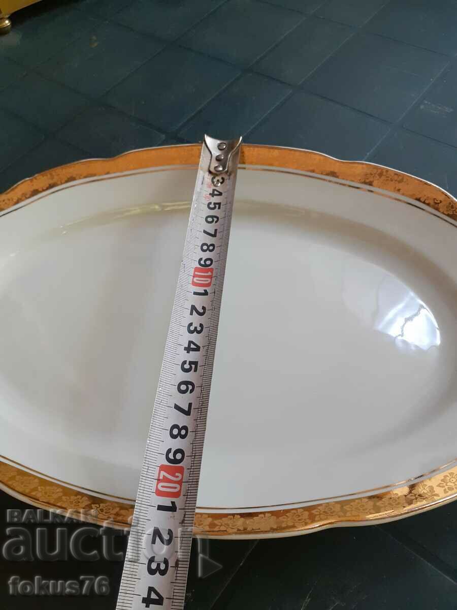 Bulgarian porcelain Kitka Novi Pazar plateau gilding - 7 Bulgarian porcelain Kitka Novi Pazar plateau gilding - 7