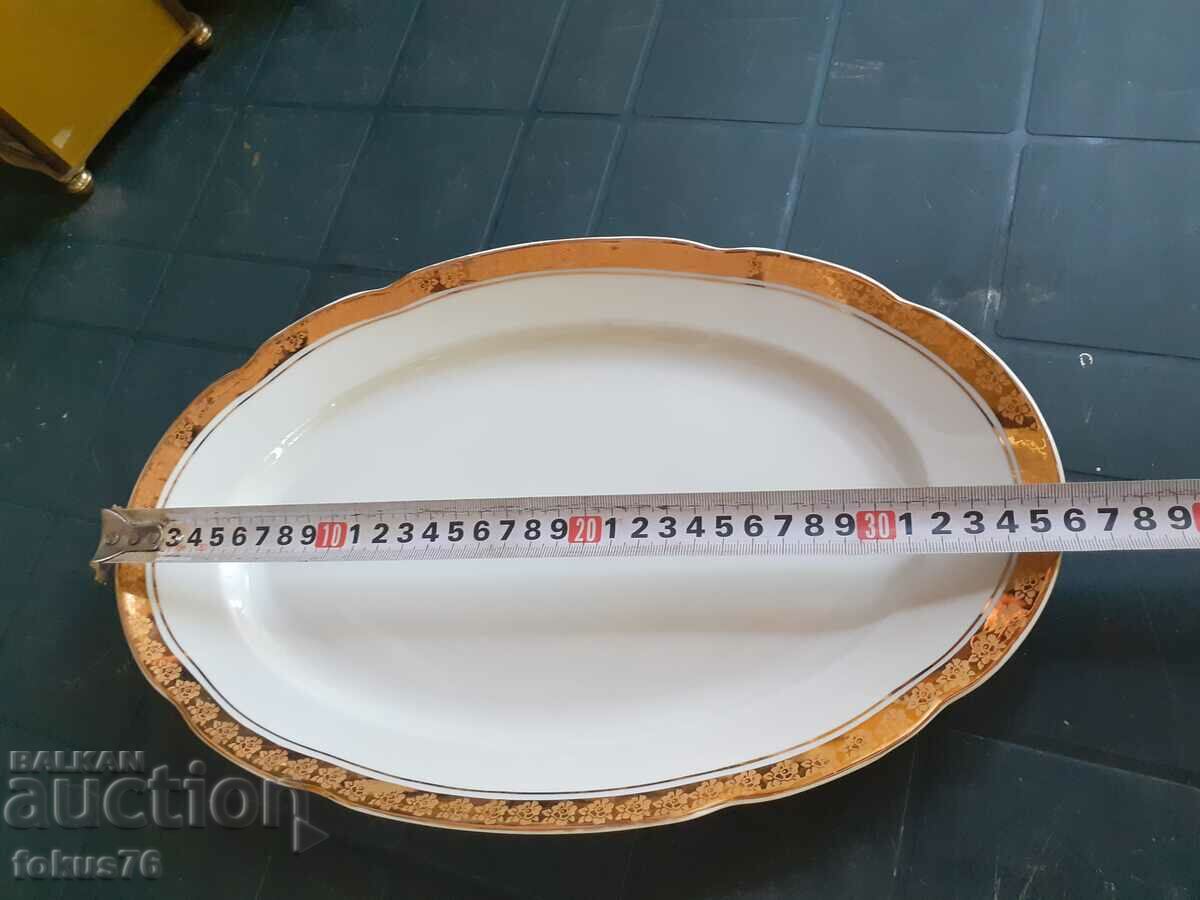 Bulgarian porcelain Kitka Novi Pazar plateau gilding - 5 Bulgarian porcelain Kitka Novi Pazar plateau gilding - 5