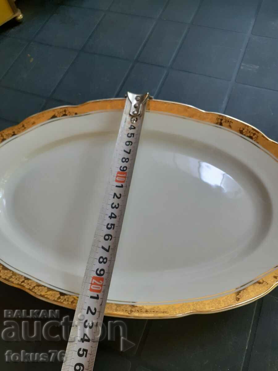 Bulgarian porcelain Kitka Novi Pazar plateau gilding - 6 Bulgarian porcelain Kitka Novi Pazar plateau gilding - 6