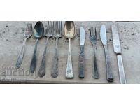 Silver plated cutlery for collection