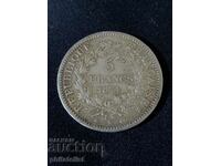 France 1874 K - 5 Francs - Silver Coin