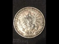 Germany 1 ferreinstsler 1865 Prussia silver