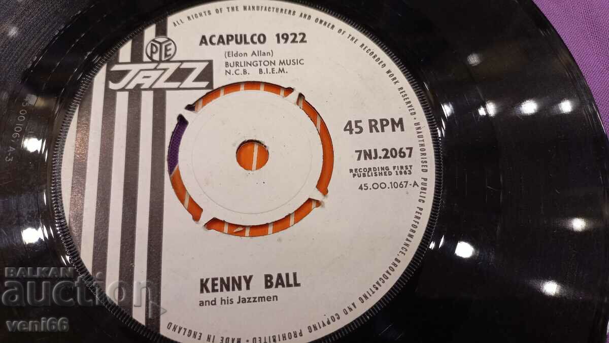 Auction Small Format Kenny Ball Turntable Auction Small Format Kenny Ball Turntable