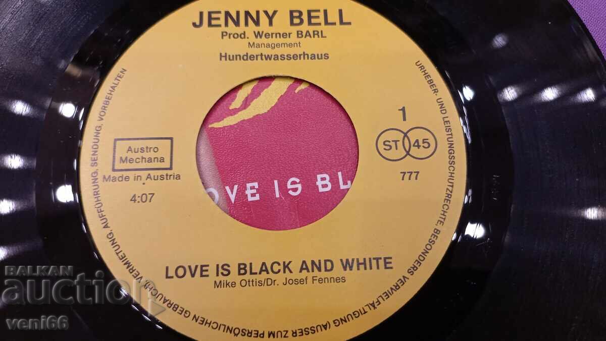 Licitație Disc de gramofon de format mic Jenny Bell Licitație Disc de gramofon de format mic Jenny Bell