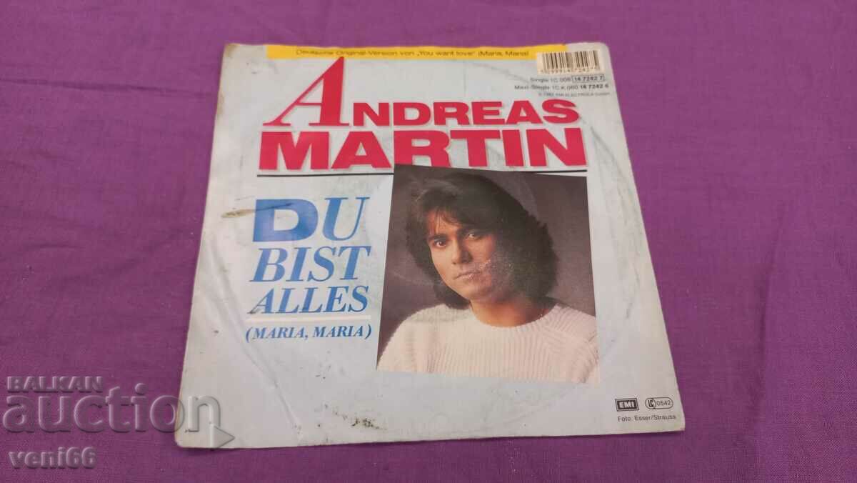 Gramophone record small format Andreas Martin