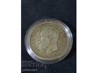 Belgia 1870 - 5 Franci - Moneda de argint #4