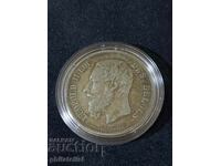 Belgia 1870 - 5 Franci - Moneda de argint #4