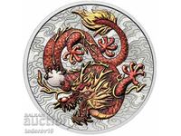 Argint 1 oz Singurul Dragon 2021