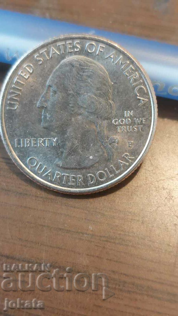 quarter beautiful America with price 1.50 BGN | € 0.77 quarter beautiful America with price 1.50 BGN | € 0.77