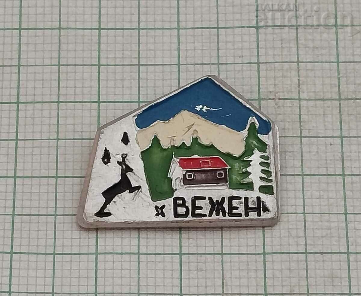 ХИЖА "ВЕЖЕН"  ЗНАЧКА