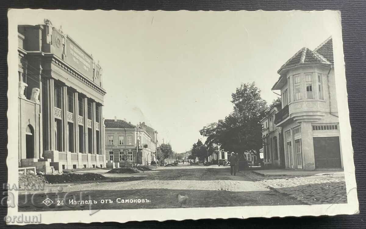 4527 Kingdom of Bulgaria view of the city of Samokov Paskov 1938.