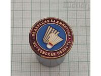 PIN BADMINTON FEDERATIA MOSCOVA