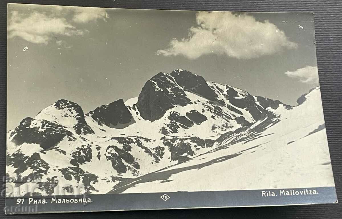 4532 Kingdom of Bulgaria Rila view of Mount Maliovitsa Paskov 1931