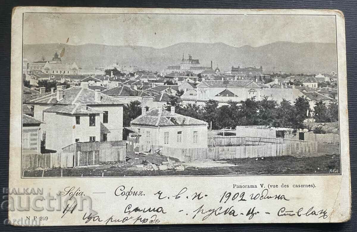 4540 Principatul Bulgariei Panorama Sofia 1902