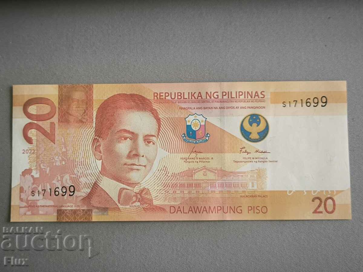 Banknote - Philippines - 20 pesos UNC | 2022