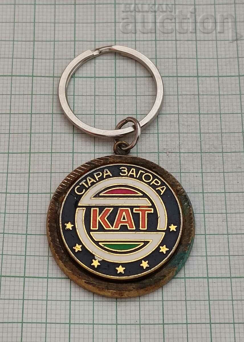 KAT OLD TAN OLD KEY HOLDER