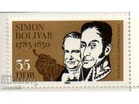 1983. GDR. 200 years since the birth of Simon de Bolivar.