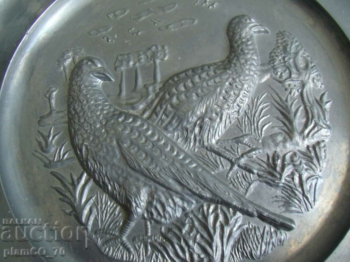 Auction  No.*7689 old metal / tin panel