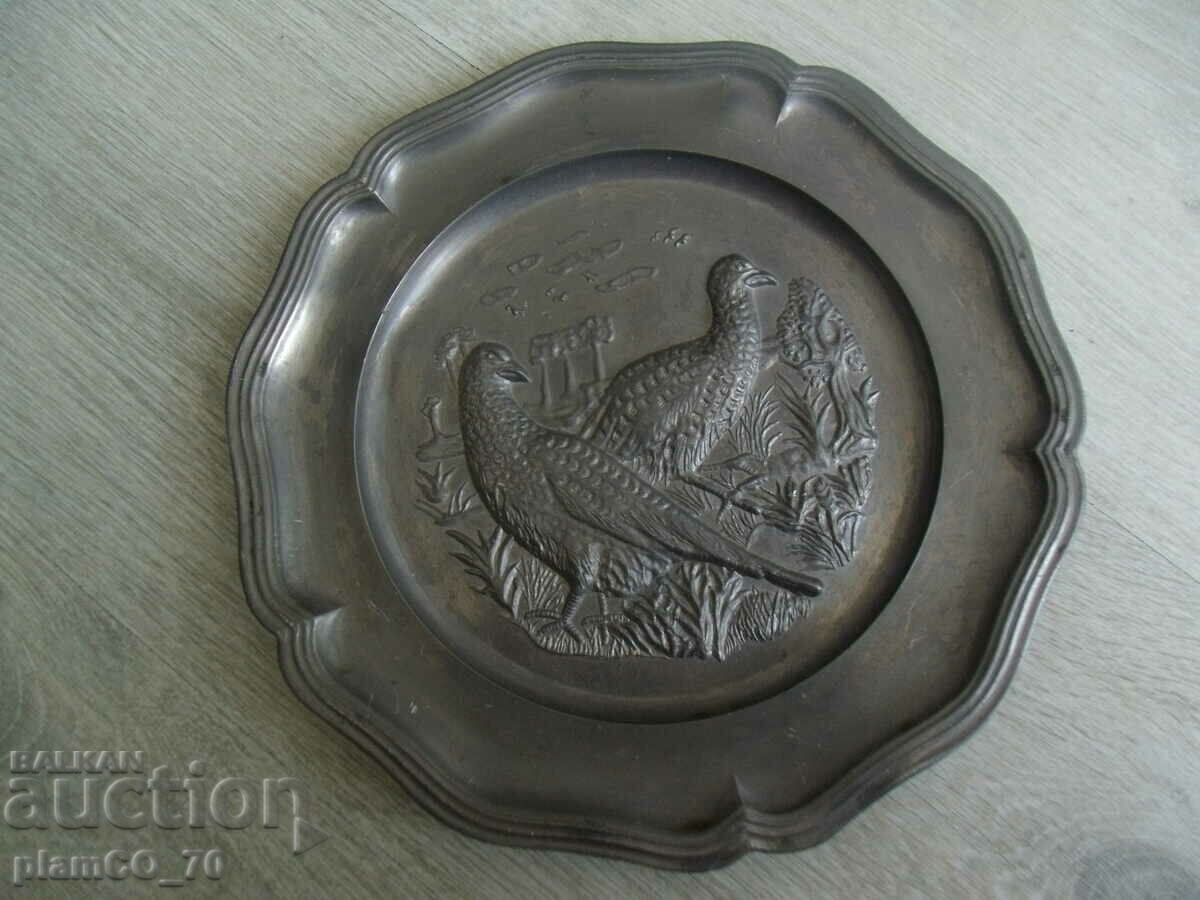 Delivery of No.*7689 old metal / tin panel