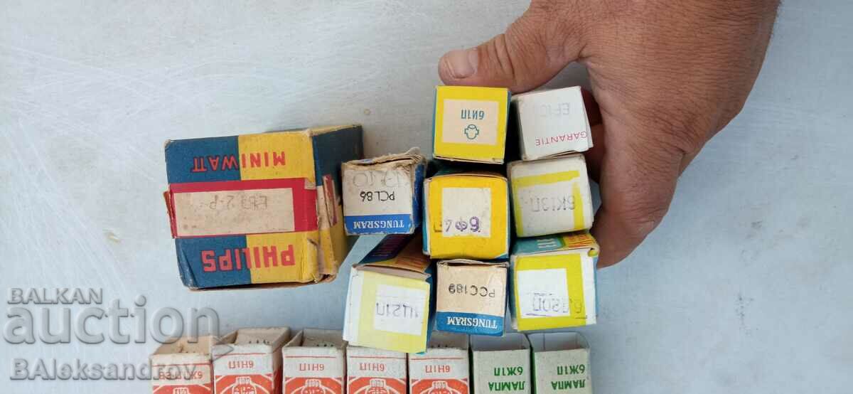 Large lot of unused radio tubes with price 105.00 BGN | € 53.69