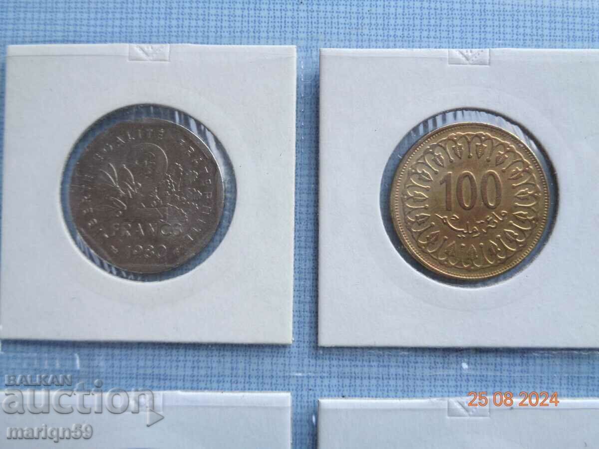 Доставка на 9 броя различни монети  едри за 9 €