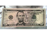 USA America $5 2006 Lincoln Cleveland Ohio UNC