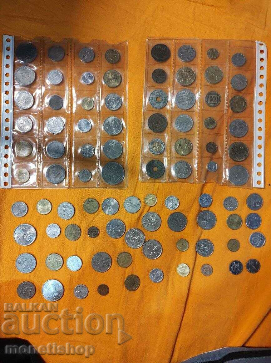 Collection of coins from Israel