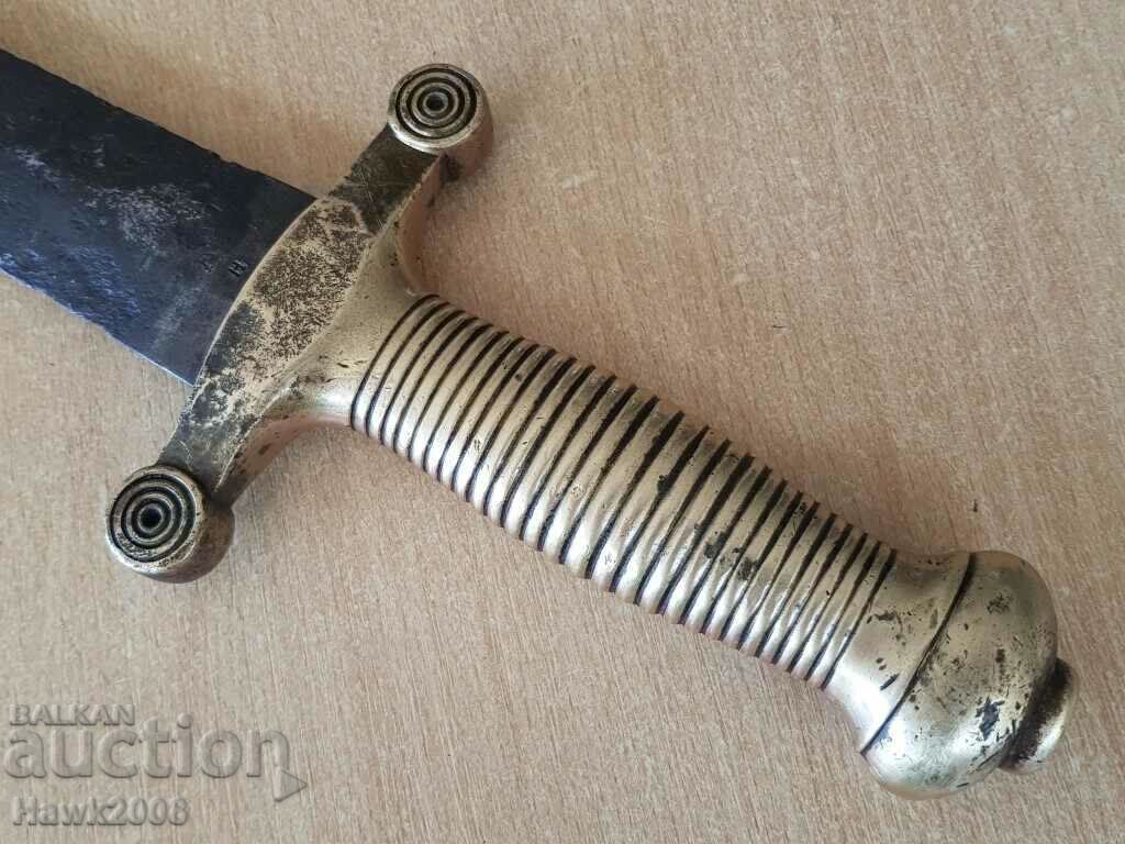 Licitație Rusă Sabie Saiar Pumnal Scimitar Sabie Karakulak Mijlocul secolului al XIX-lea