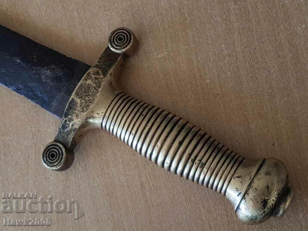 Livrarea Rusă Sabie Saiar Pumnal Scimitar Sabie Karakulak Mijlocul secolului al XIX-lea