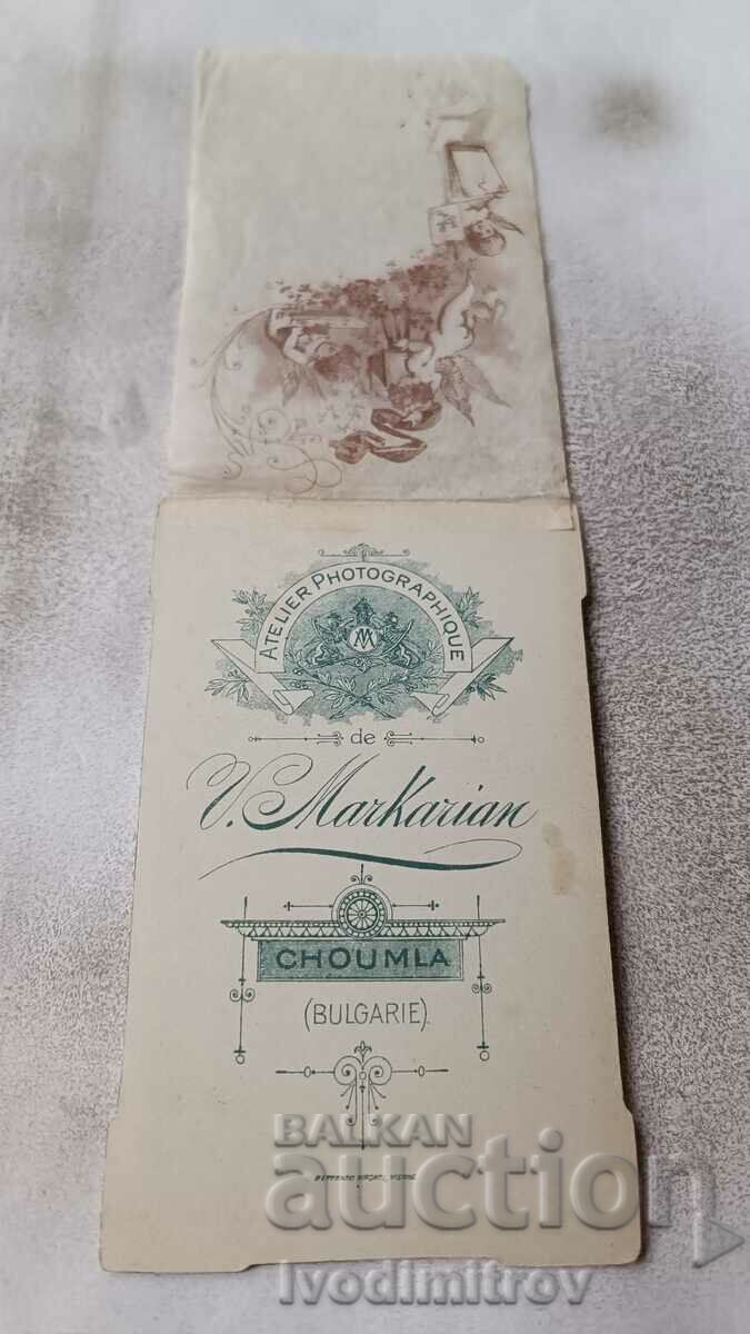 Photo Little girl in a white dress Cardboard with price 5.65 BGN | € 2.89