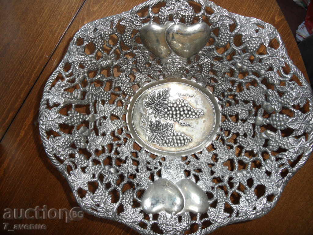 BOWL placat cu argint masiv aristocratic VINTAGE 04/06/2021 BOWL placat cu argint masiv aristocratic VINTAGE 04/06/2021