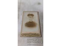 Photo Young man in military uniform Cardboard