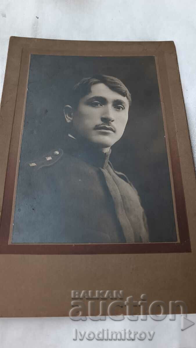 Photo Second Lieutenant Samokov 1919 Carton