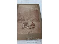 Photo Officer and soldier at the front 1916 P S V Carton