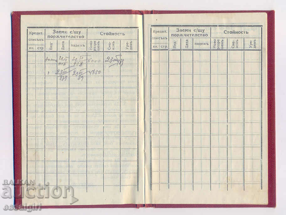 Auction BULGARIA SAVINGS BOOK LUKOVITSKA POPULAR BANK Auction BULGARIA SAVINGS BOOK LUKOVITSKA POPULAR BANK