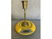 bronze candlestick