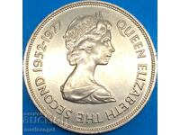 Great Britain 25 pence 1977 Guernsey Elizabeth II 38mm