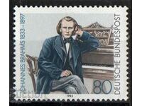 1983 GFR. 150 years since the birth of Johannes Brahms, composer.