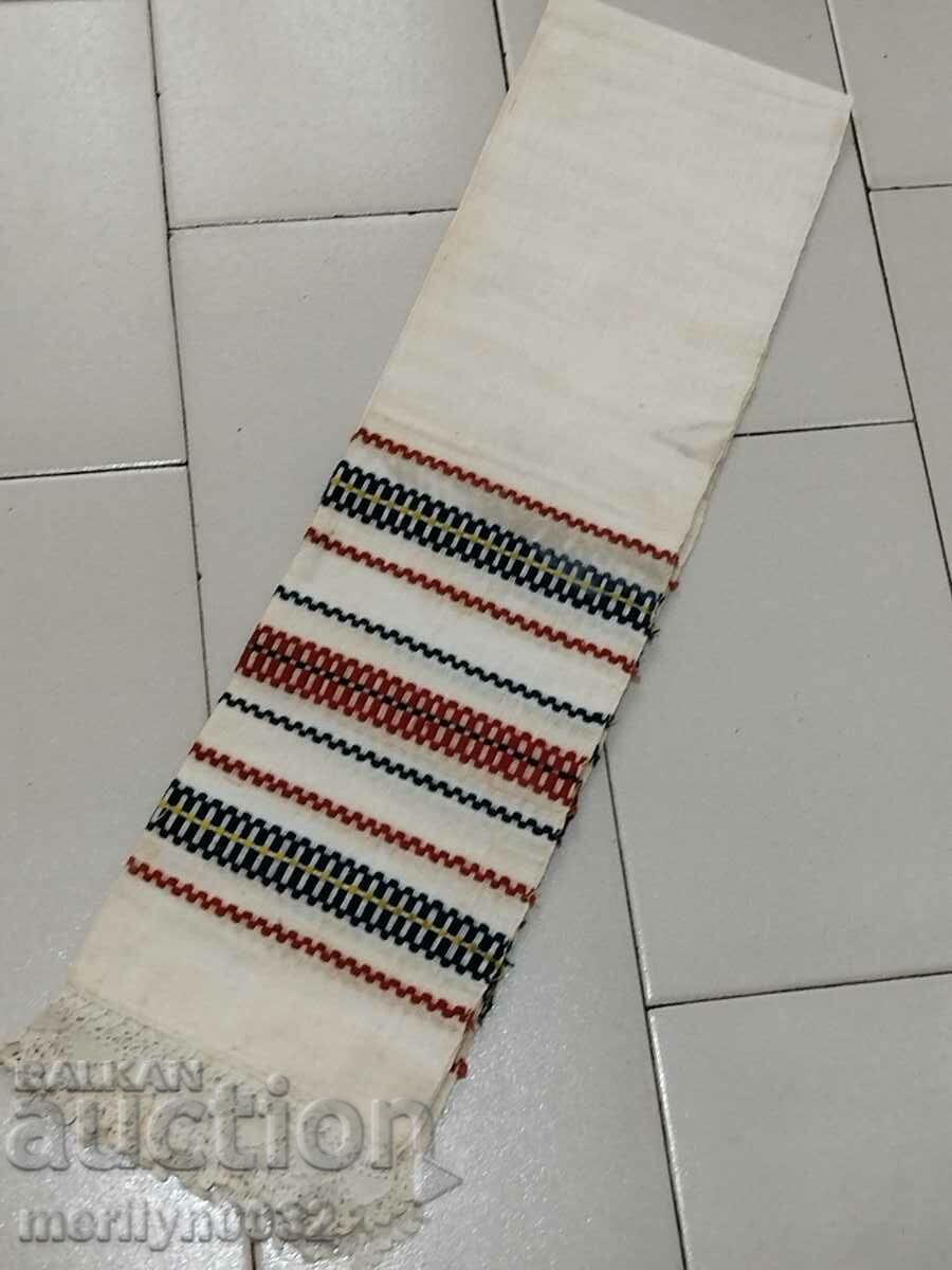Old hand woven cloth kennar embroidery lace with price 49.00 BGN | € 25.05 Old hand woven cloth kennar embroidery lace with price 49.00 BGN | € 25.05