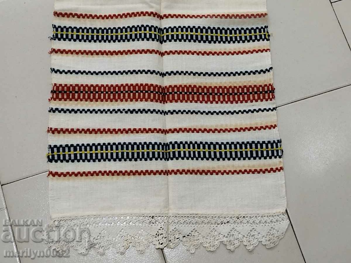 Auction Old hand woven cloth kennar embroidery lace Auction Old hand woven cloth kennar embroidery lace