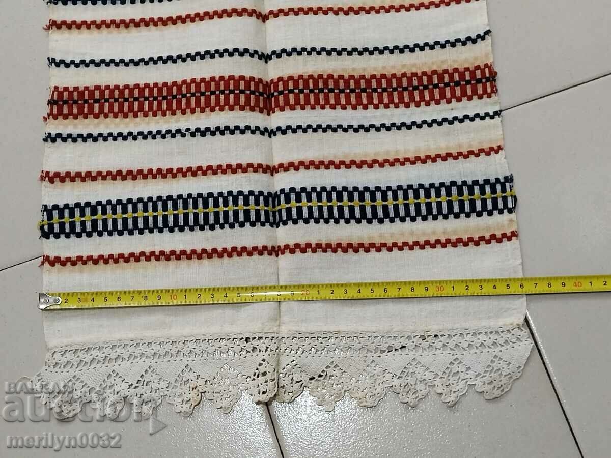 Old hand woven cloth kennar embroidery lace - 5 Old hand woven cloth kennar embroidery lace - 5