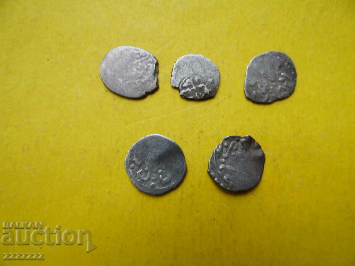 5 бр. Османски сребърни монети - 5 5 бр. Османски сребърни монети - 5