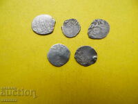 5 pcs. Ottoman silver coins