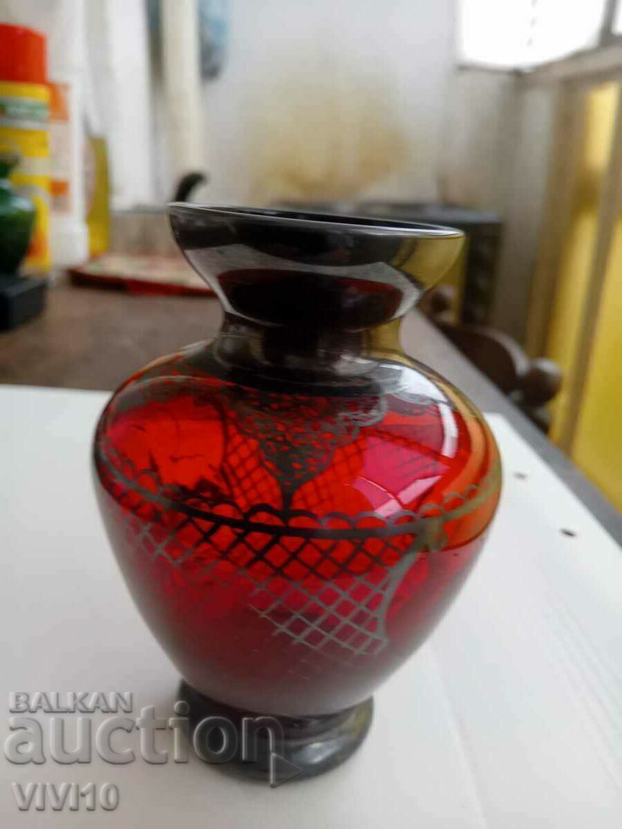 Unique vase with silver with price 60.00 BGN | € 30.68 Unique vase with silver with price 60.00 BGN | € 30.68