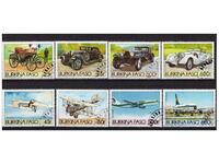 BURKINA FASO 1985 Cars and airplanes 8 m series stamp