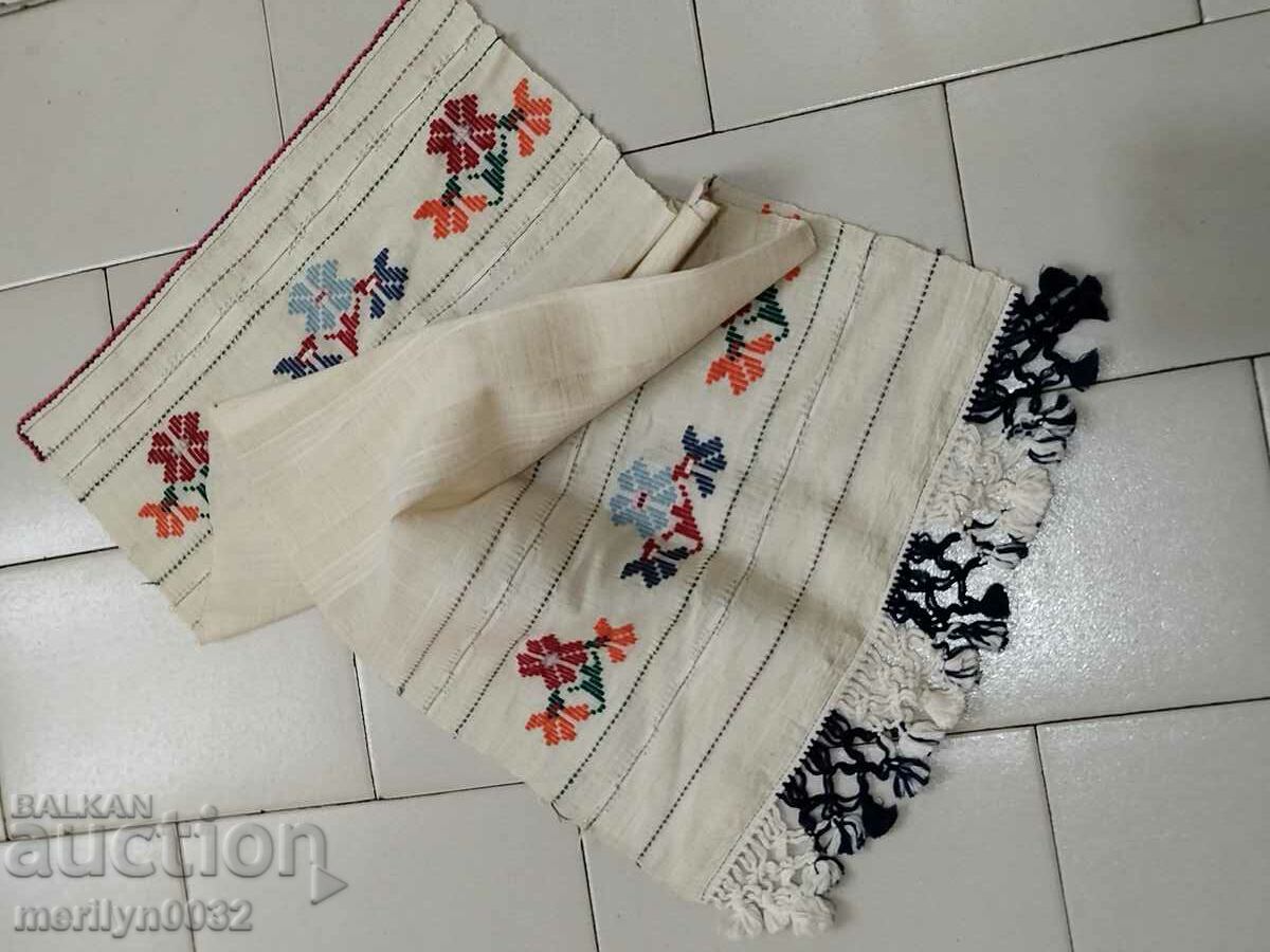 Old hand woven cloth kennar embroidery lace - 5 Old hand woven cloth kennar embroidery lace - 5