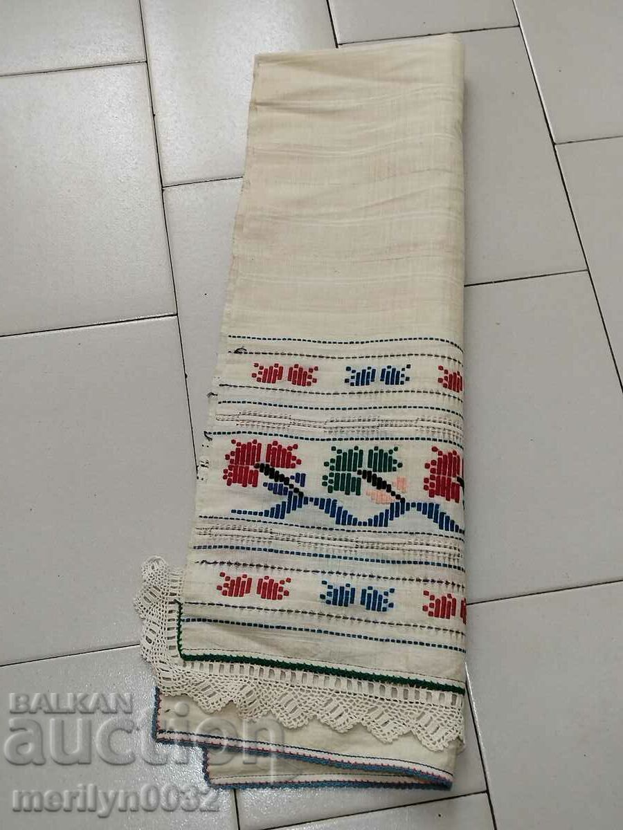 Old hand woven cloth kennar embroidery lace - 7 Old hand woven cloth kennar embroidery lace - 7