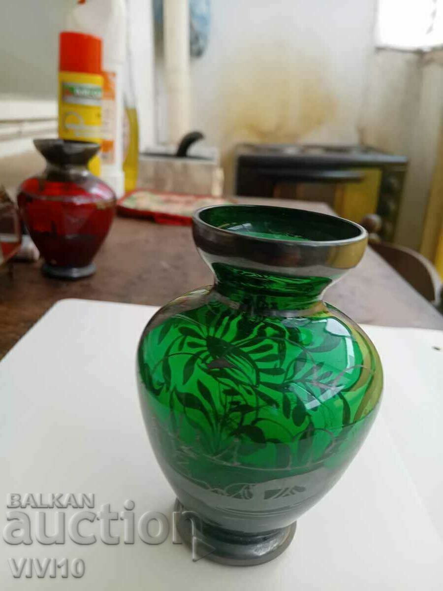 A gorgeous vase with silver with price 60.00 BGN | € 30.68 A gorgeous vase with silver with price 60.00 BGN | € 30.68