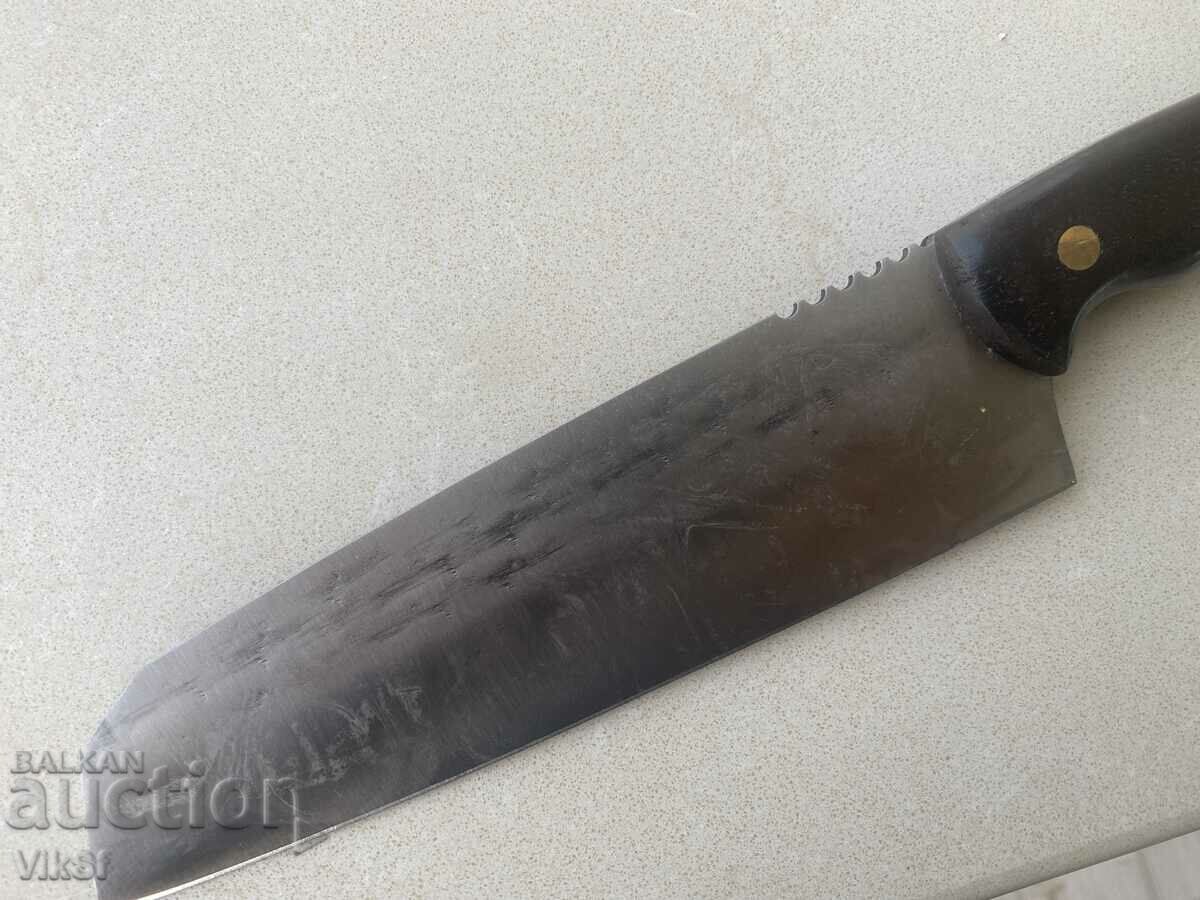 Wide kitchen knife / cleaver 180x300 mm hand forged - 6 Wide kitchen knife / cleaver 180x300 mm hand forged - 6